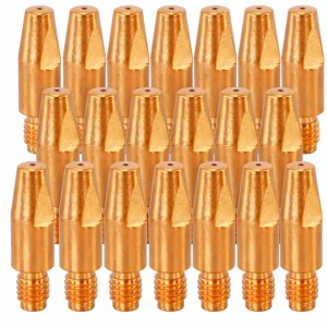 Prúvlaky (prúdové špičky) pre hliník M6x28x0,8 mm MB-24/25/36 – balenie 20 ks – Vogelmann