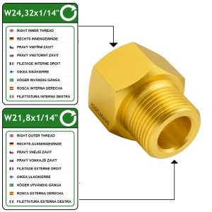 Redukce adaptéru W24,32x1/14" - W21,8x1/14" Vogelmann