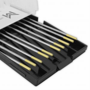 Volfrámová elektróda zlatá WL-15 3,2 mm 10 ks – Vogelmann