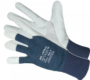 Art.Master Handschuhe aus genarbtem Leder Größe 9