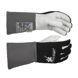 Zváračské rukavice Weldas Arc Knight® TIG čierna štiepaná a biela hrubá hovädzina veľ. XXL (10-2050XXL)