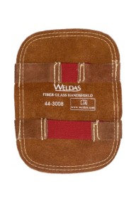 Vysoce reflektivní štít na hřbet ruky, podklad skelné vlákno černé Weldas