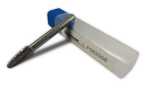 Špicatý kužeľový zaoblený frézovací kolík 8 mm Sherman