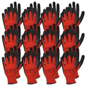 12 Paar Latex-Arbeitshandschuhe Größe "11"